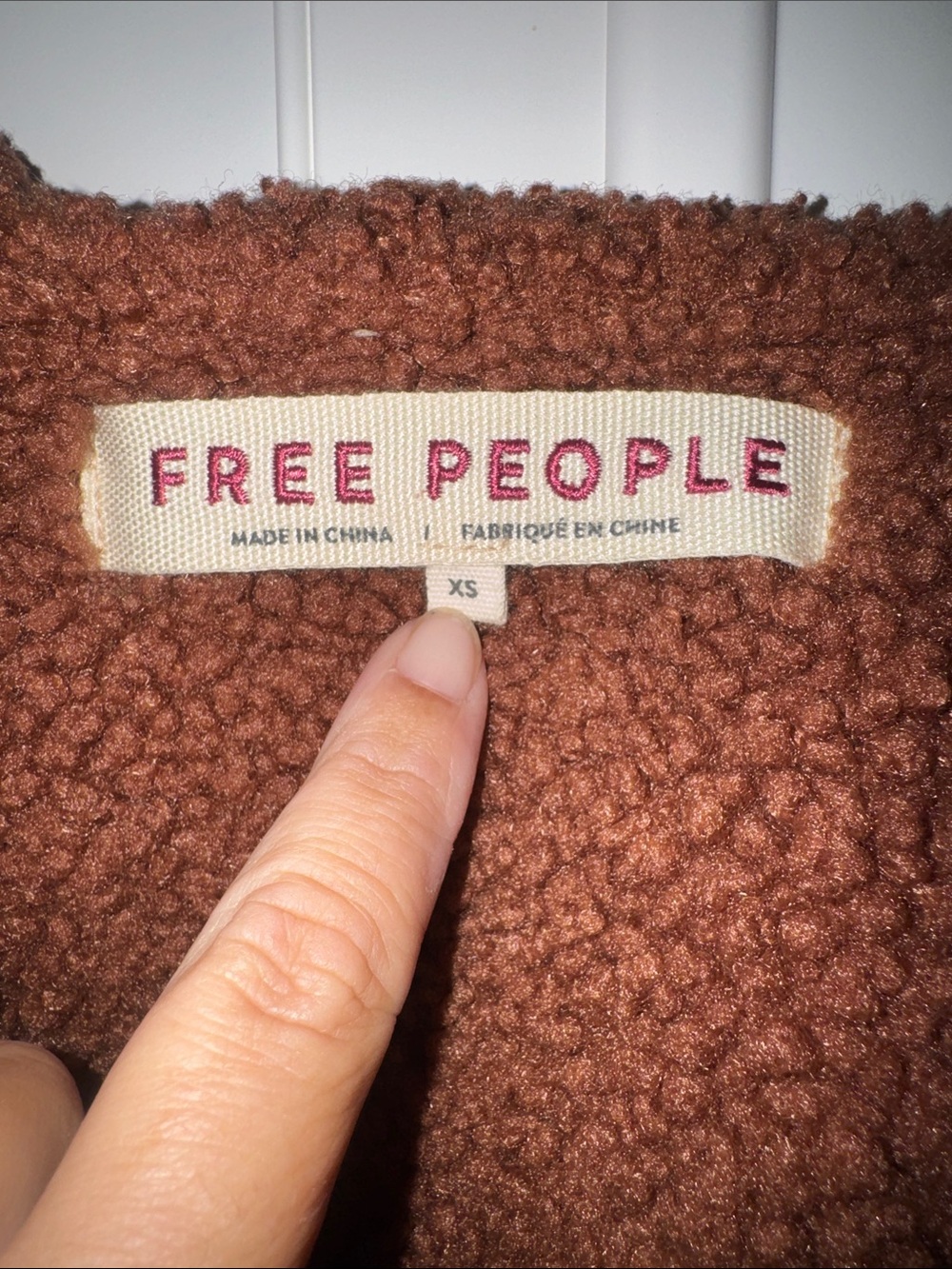 Free People • Diogo Shearling Sherpa Suede Jacket Coat Size XS - Picture 9 of 14